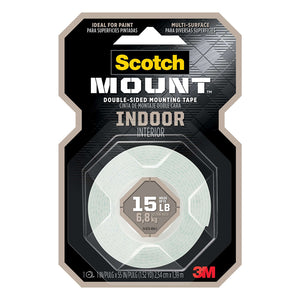 Scotch Mount Double-Sided Indoor Mounting Tape 214H