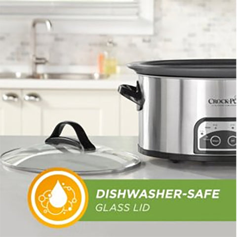 Dishwasher-Safe Glass Lid