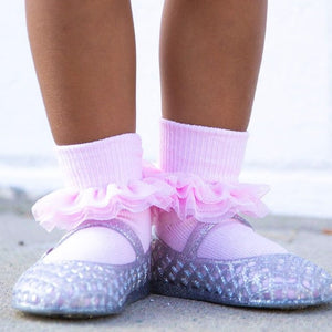 Girls Ruffle, Ripple, & Lace Socks 3 Pack 2188