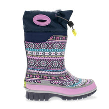 Youth Fair Isle Neoprene Snow Boots 24104417B