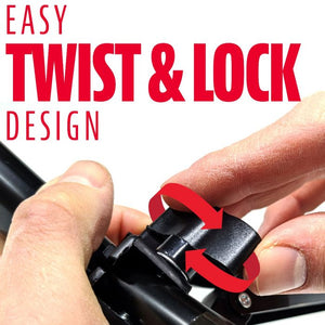 easy twist and lock design