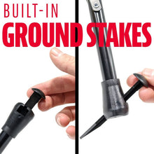 built-in ground stakes