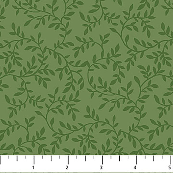 Water Lilies Collection Leafy Blender Cotton Fabric 25065