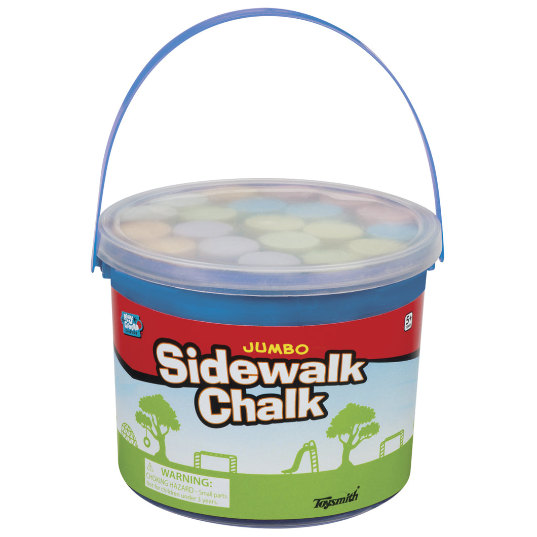 Sidewalk Chalk For Kids Jumbo Kids Chalk Outdoor Chalk ,Washable (12 Pack  Bucket)