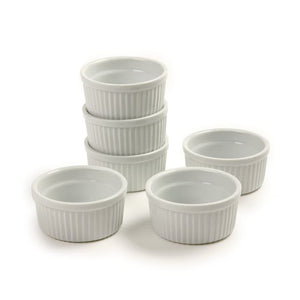 Set of 6 Porcelain Ramekins 261