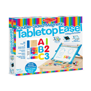 tabletop easel box front and side