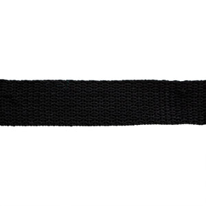3/4 inch black webbing straps