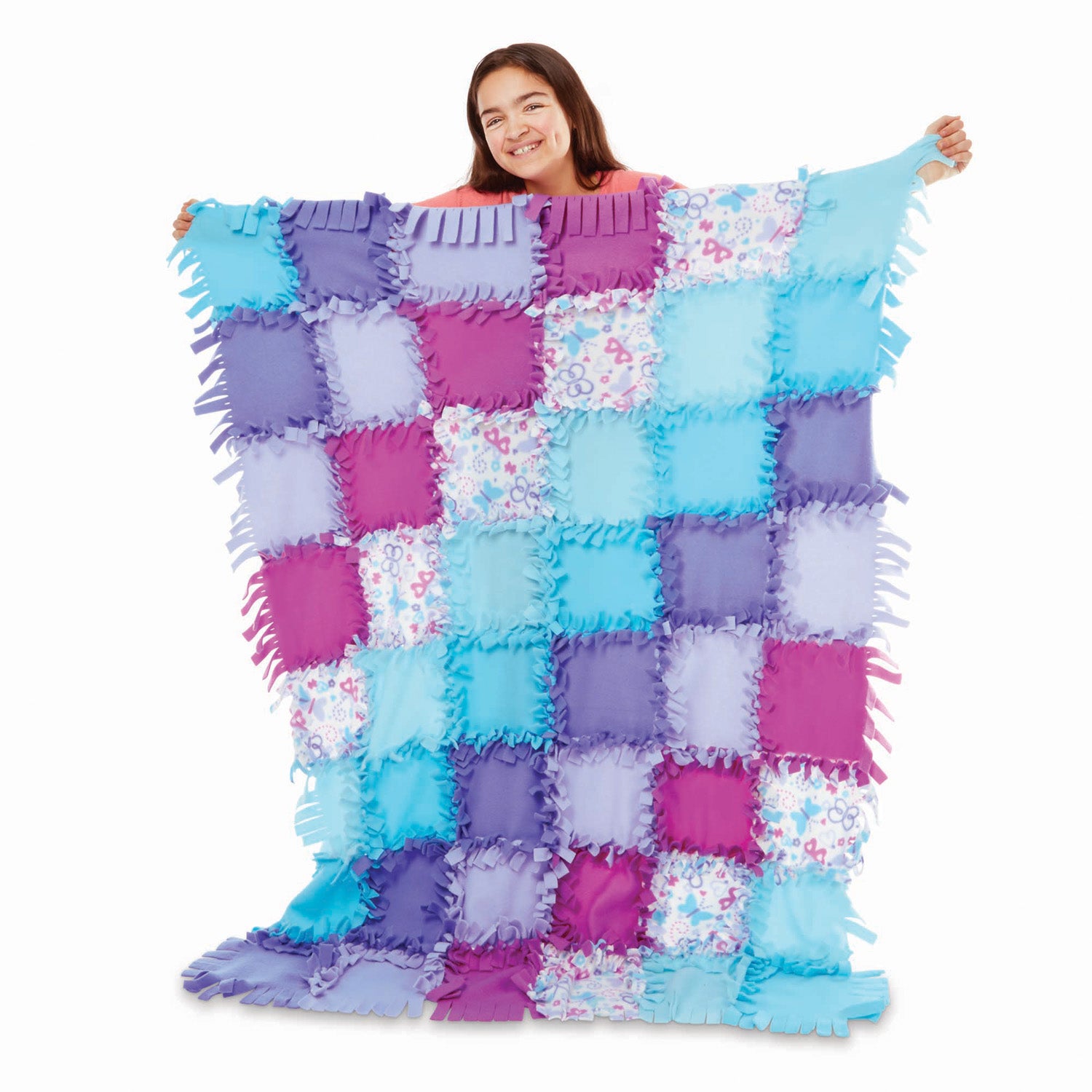 Created by Me! Flower Fleece Quilt- Melissa and Doug