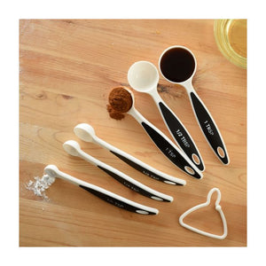 Large Print Measuring Cups & Spoons (12 piece set, white)