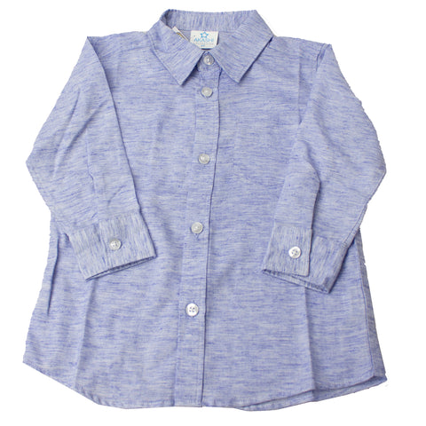 Long Sleeve BLUE MARBLED SHIRT
