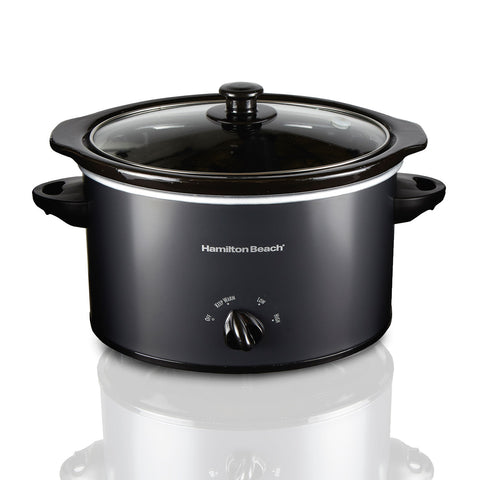Matte Black 3 Quart Slow Cooker