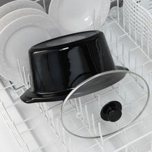 Dishwasher Safe Stoneware and Glass Lid