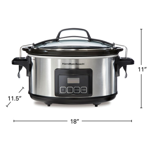 Dimensions of Slow Cooker