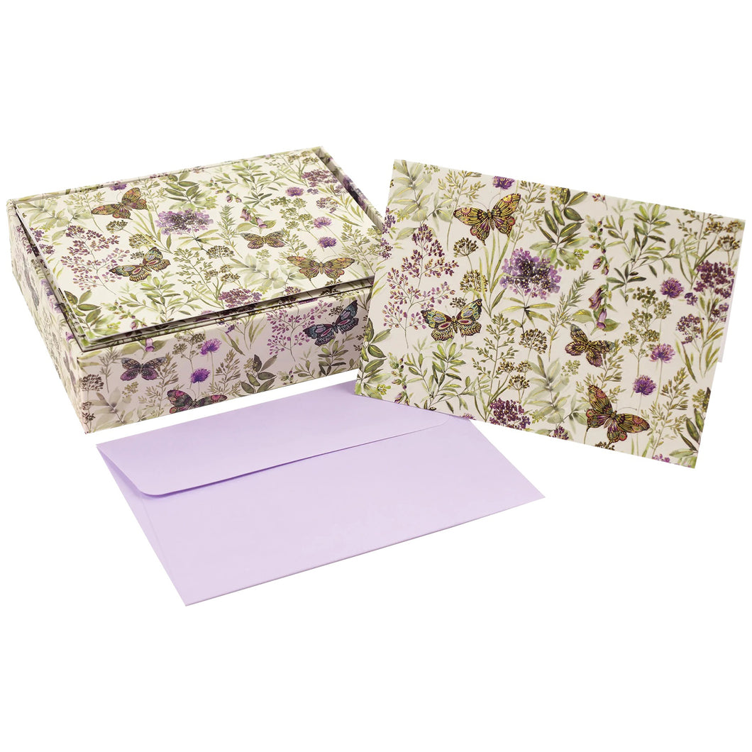 Amethyst Butterflies Notecards 339041