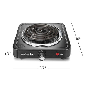 Dimensions of Single Burner Cooktop