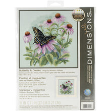 Butterfly and Daisies Cross Stitch Kit 35249