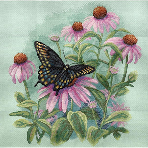 Butterfly and Daisies Cross Stitch Kit 35249