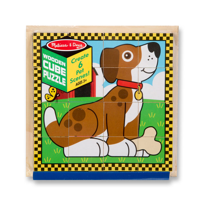 Melissa and Doug pet cube puzzle