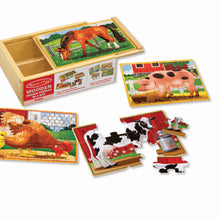 farm puzzle and box