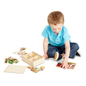 boy with puzzle