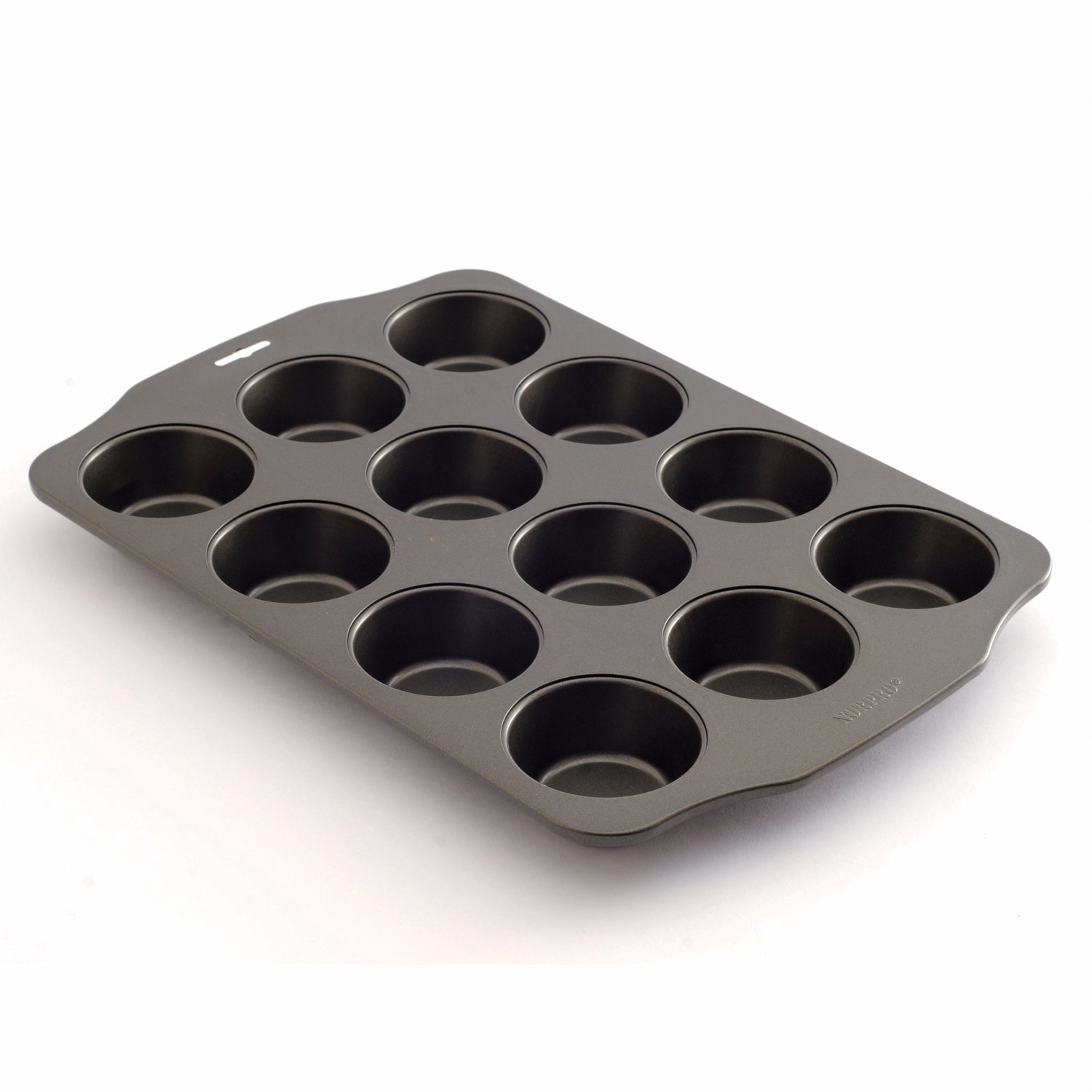 Fox Run Stainless Steel 6 Cup Muffin Pan, Silver