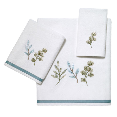 Ombre Leaves Towel Collection