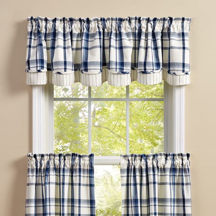 Canton Lined Layered Valance