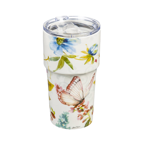Double Wall Ceramic Companion Cup Garden Bliss 3LTC997145