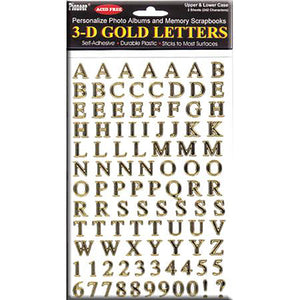 Gold Glitter Stickers Envelope Seals Paper Sticker 1 inch Round - 360 Pack  by Royal Green 