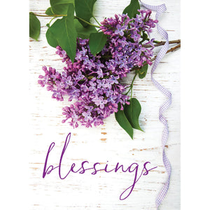 Lilac Flowers Note Cards 4060