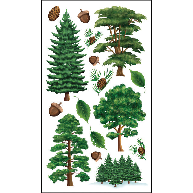  Majestic Trees Sticker Sheet E5200792