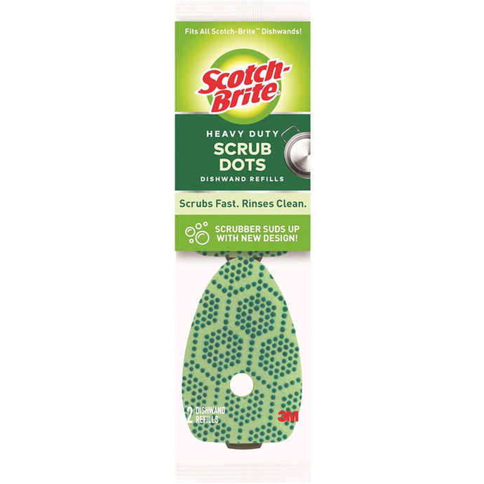 Scotch-Brite 2-Pack Heavy Duty Scrub Dots Dishwand Refills 488-2-7