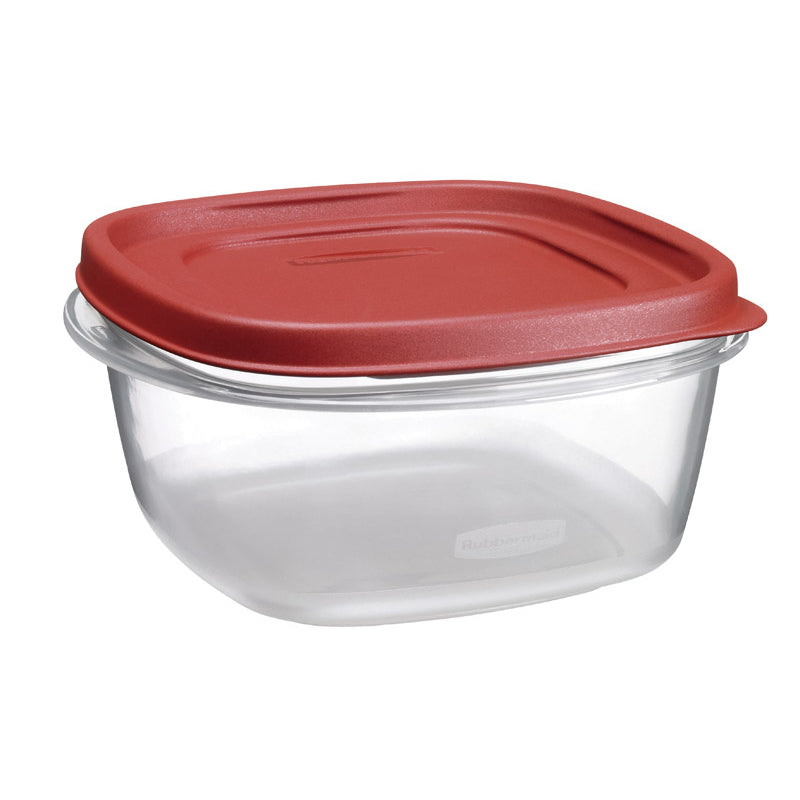 Food Lion Food Storage Container with Attached Lid Square Small