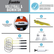 Frankling Volleyball and Badminton accessories included