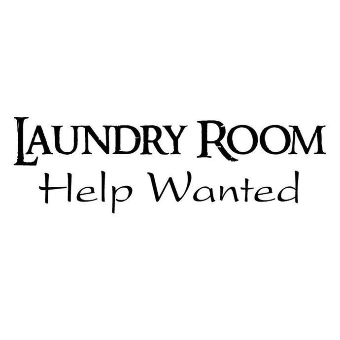 Laundry Room Vinyl Wall Decal 5084