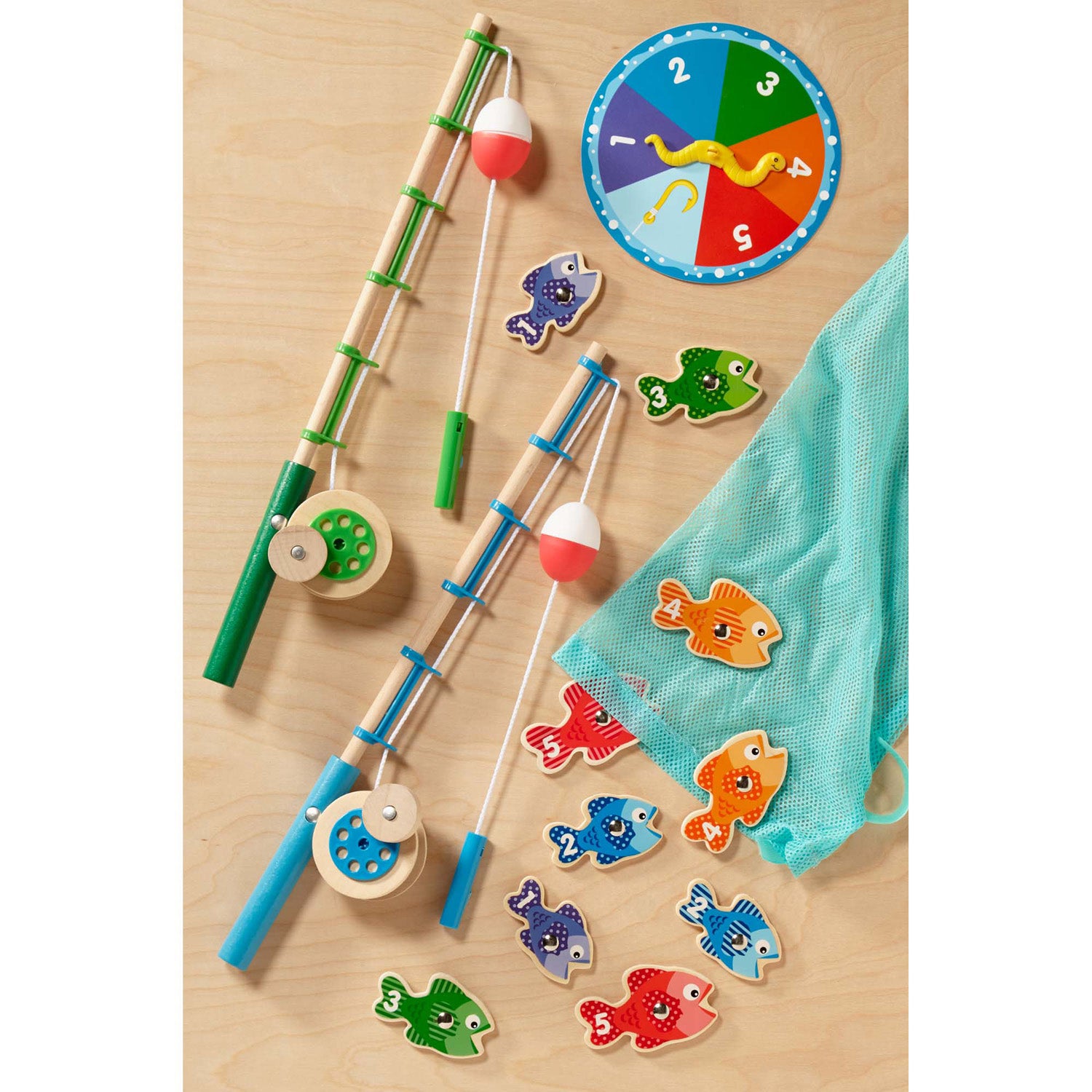 1pc Children's Fishing Game Magnetic Puzzle Toy, Interactive Fishing Board  Game