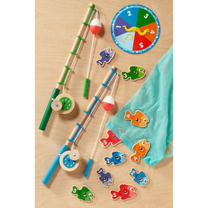 Wooden Magnetic Fishing Pole and Fish Set: Pre-Order – Wild Oak Co.