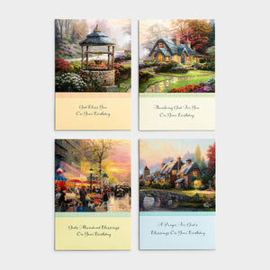 Thomas Kinkade Birthday Boxed Cards 51723