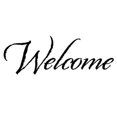 Welcome Vinyl Wall Decal 5183