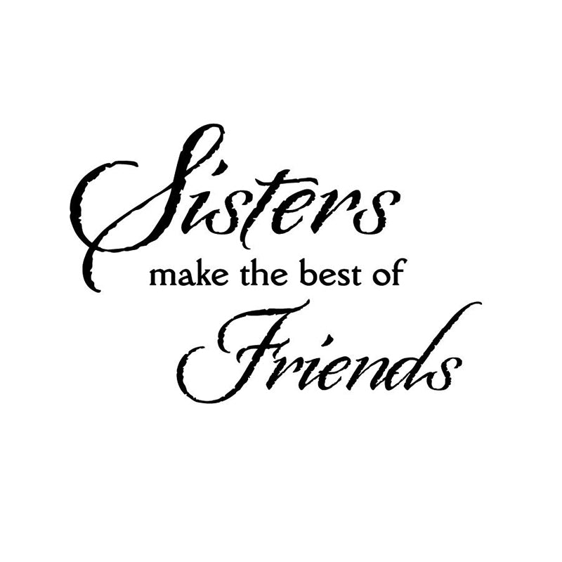 Sisters Vinyl Wall Decal 5205