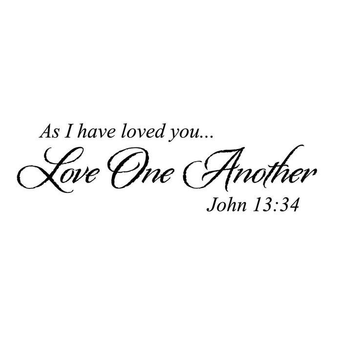 Love One Another Vinyl Wall Decal 5228