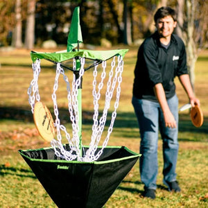 Man Playing Disc Golf