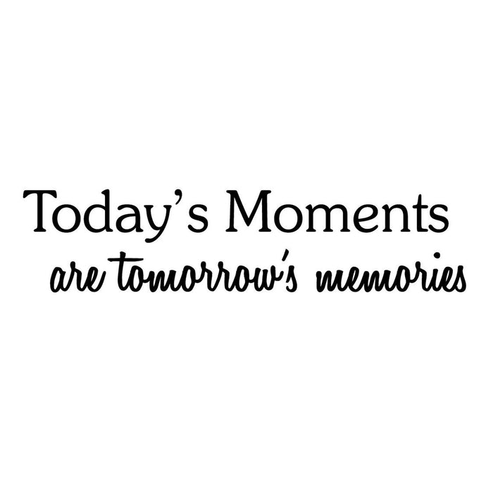 Today's Moments Vinyl Wall Decal 5244