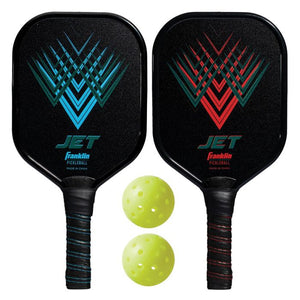 Jet Two-Player Aluminum Pickleball Paddle And Ball Set 52745