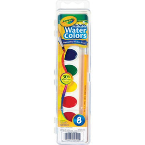  Crayola Washable Kids Paint, 6 Count, Kids At Home Activities,  Painting Supplies, Gift, Assorted : Toys & Games