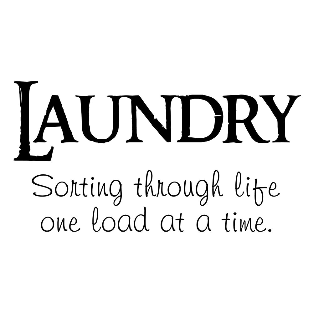 Laundry Vinyl Wall Decal 5352