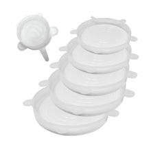 Reusable Silicone Lids, Set of 6 lids