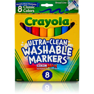8 Count Ultra-Clean Washable Markers