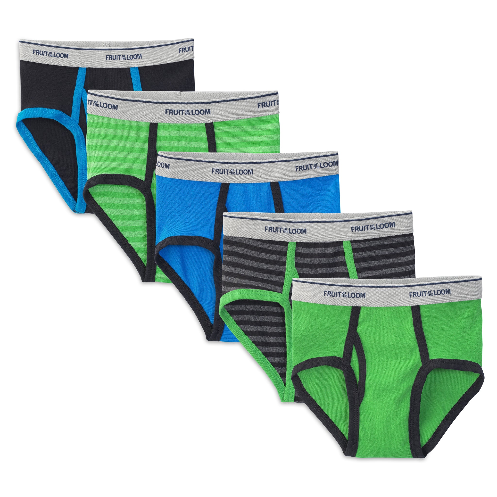 Boys' Colored Briefs 5-pack 5P469B