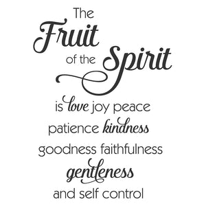 The Fruit of the Spirit Vinyl Wall Decal 6017